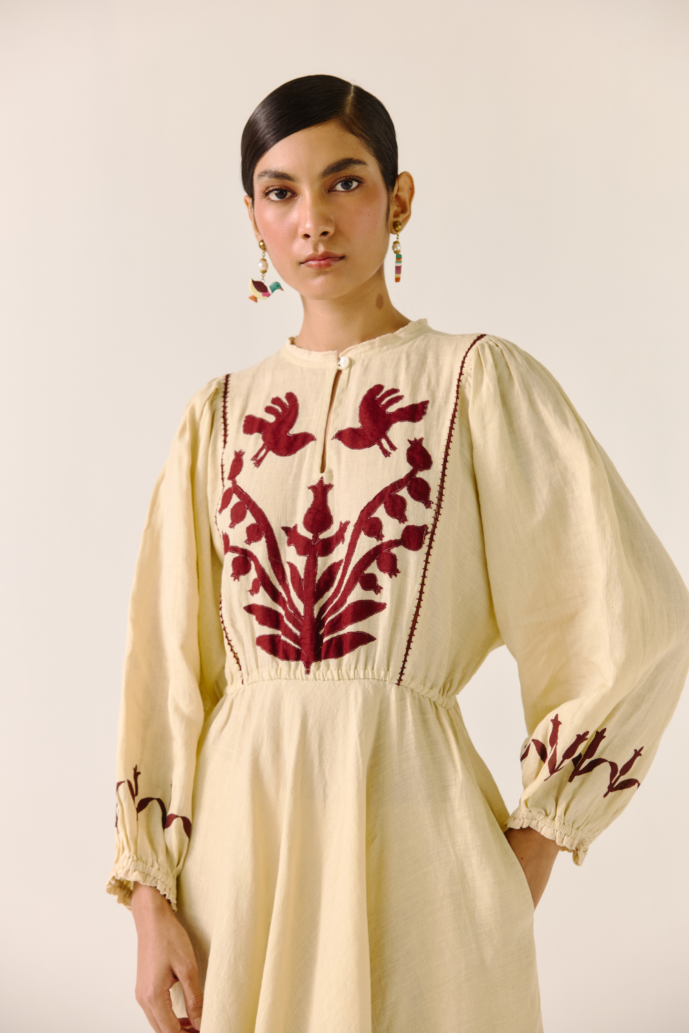 Emma Dress - Ivory