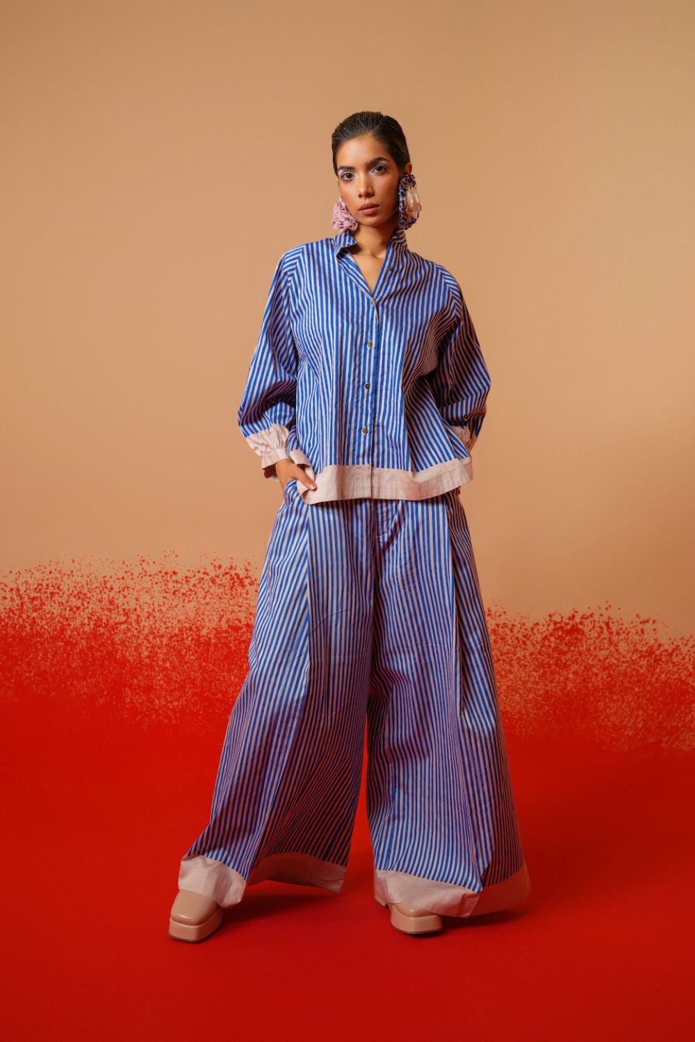 Ivy Pants (Pink + Blue)-Ech/Iv/Bo/PiBl