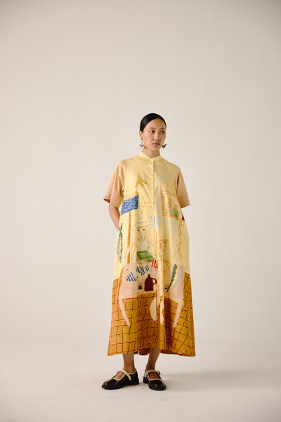 A-Line Long Dress - Fisherman