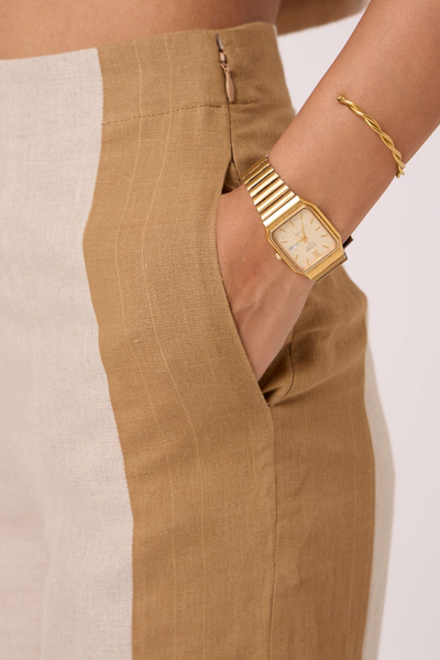 Tamara Linen Panelled Pants