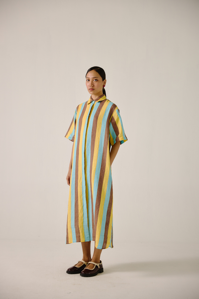 Ava Dress - Striper Print