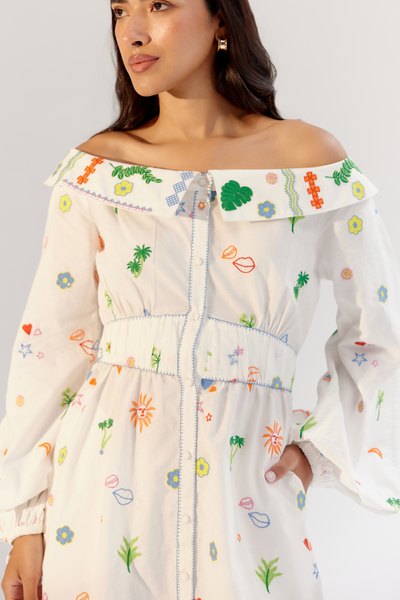Sage Midi - White