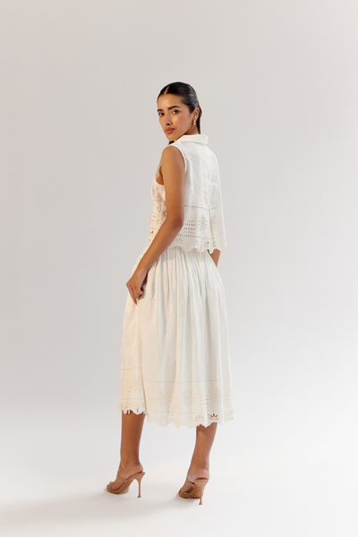Freya Skirt - White