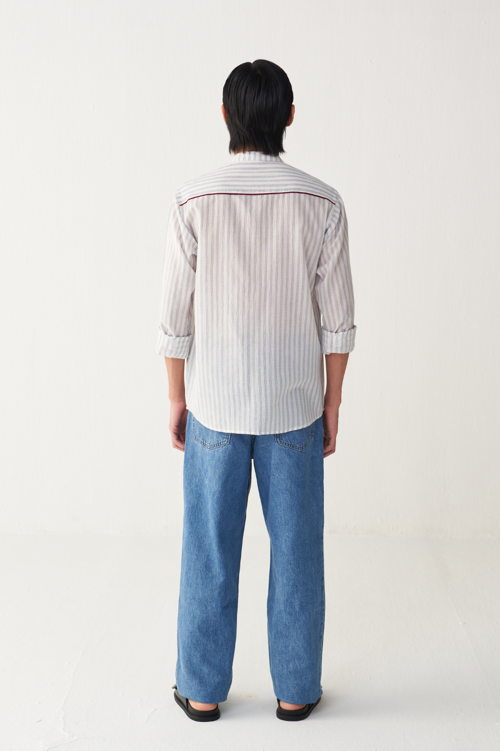 BAND COLLAR SHIRT
