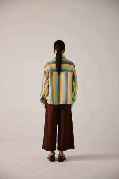 Ava Jacket - Striper Print