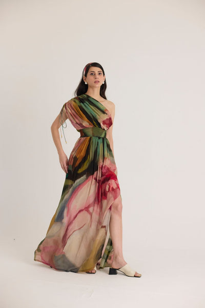 TILLY ONE SHOULDER DRESS
