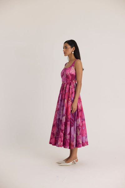 VIOLET CHERRY DRESS