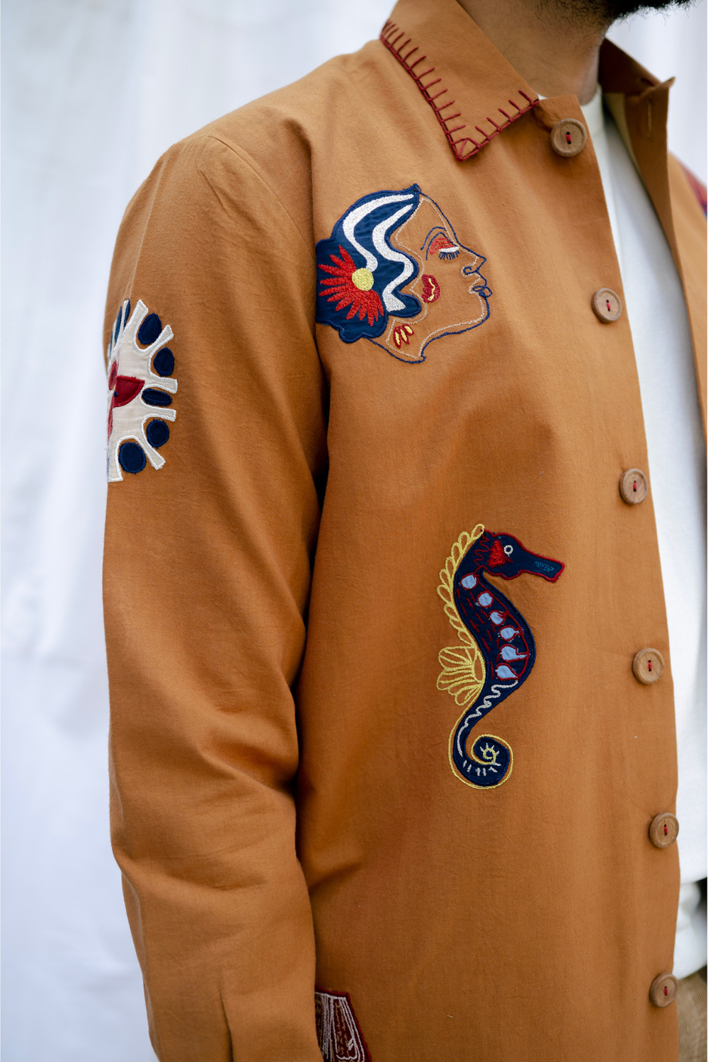 MAYAN APPLIQUE JACKET