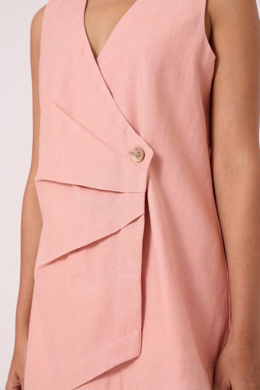 Karenin Pink Handwoven Top
