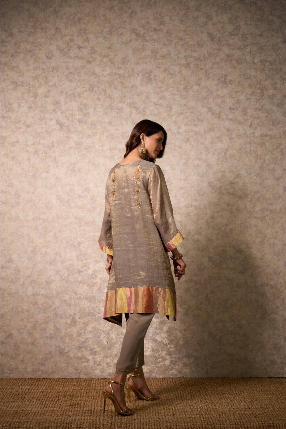 Zing Kurta Set - Grey
