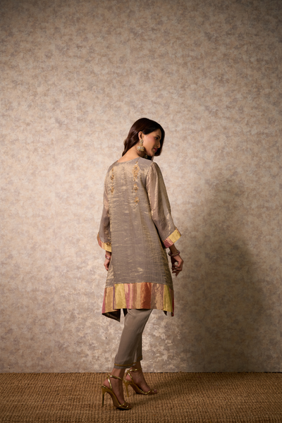Zing Kurta Set - Grey