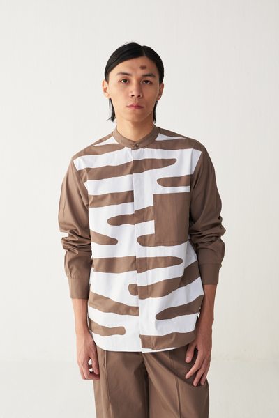 ABSTRACT APPLIQUÉ SHIRT
