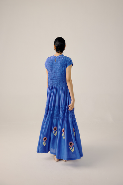 July Dress - Electric Blue