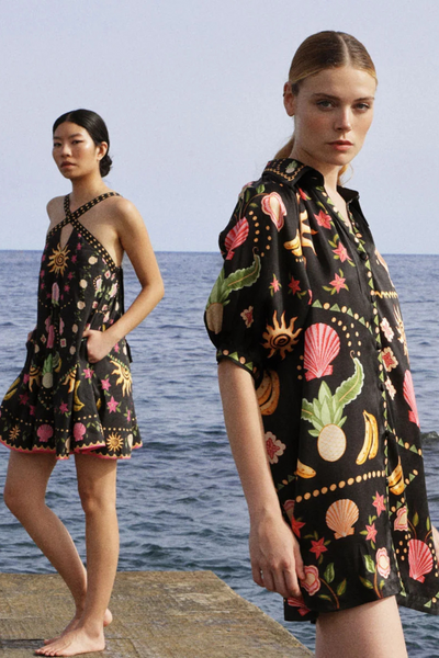 Aida Mini - Seashell (Black)