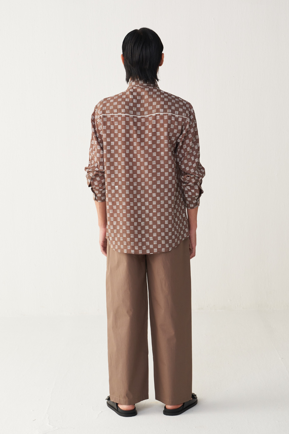 ALL OVER BRICK PRINT SHIRT