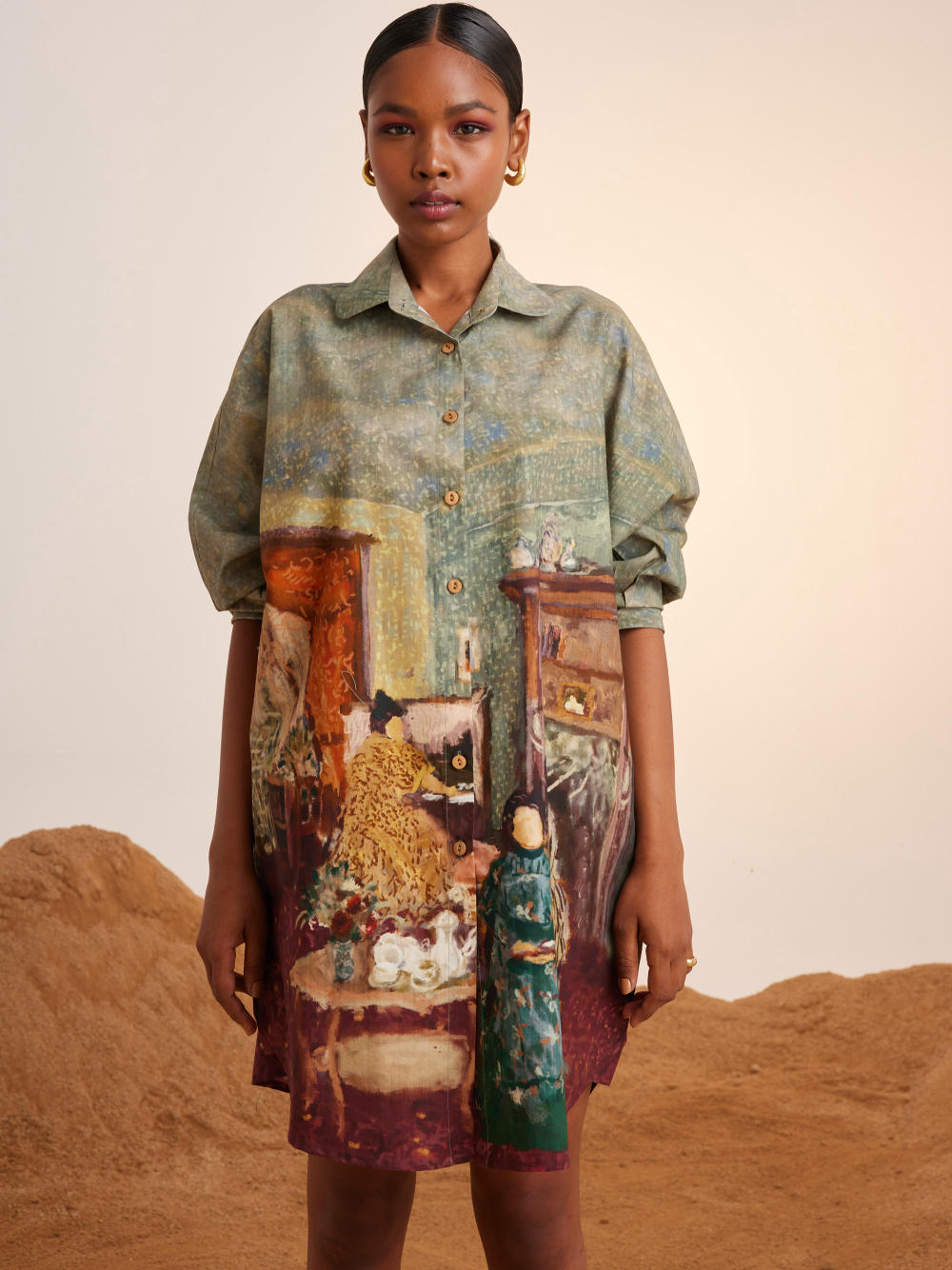 Como Long shirt-High Tea
