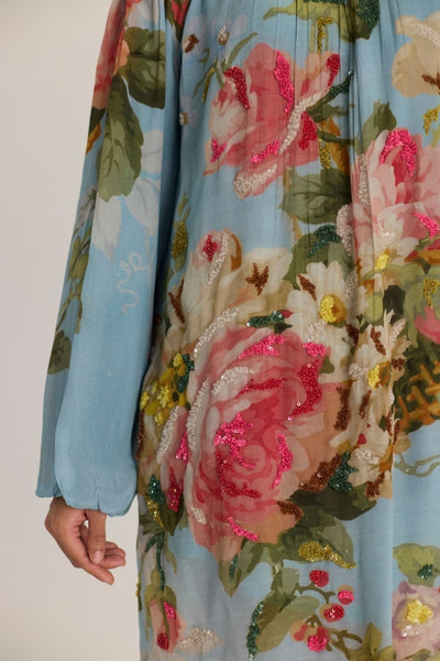 TAFFY EMBROIDERED SHORT DRESS