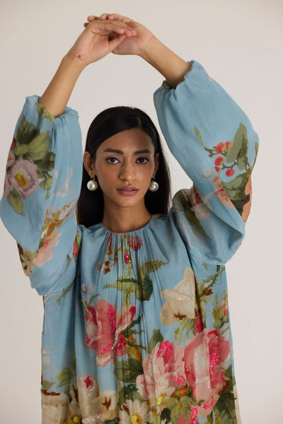 TAFFY EMBROIDERED SHORT DRESS