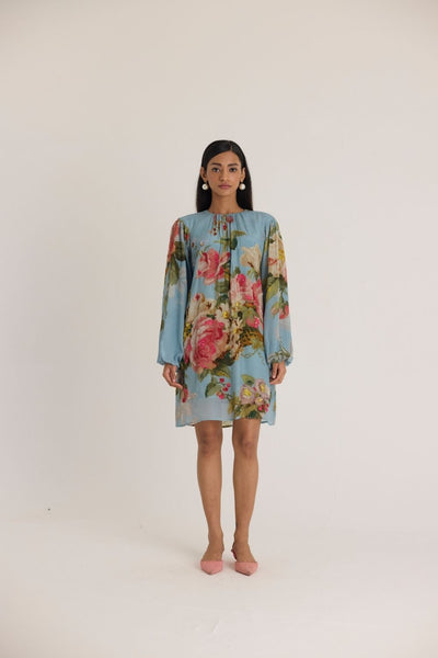 TAFFY EMBROIDERED SHORT DRESS