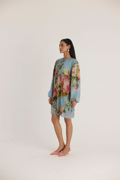 TAFFY EMBROIDERED SHORT DRESS