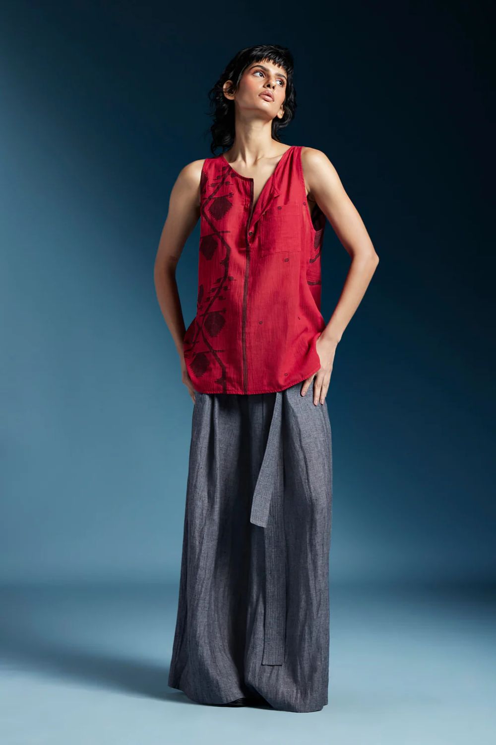 Crimson Top-Red