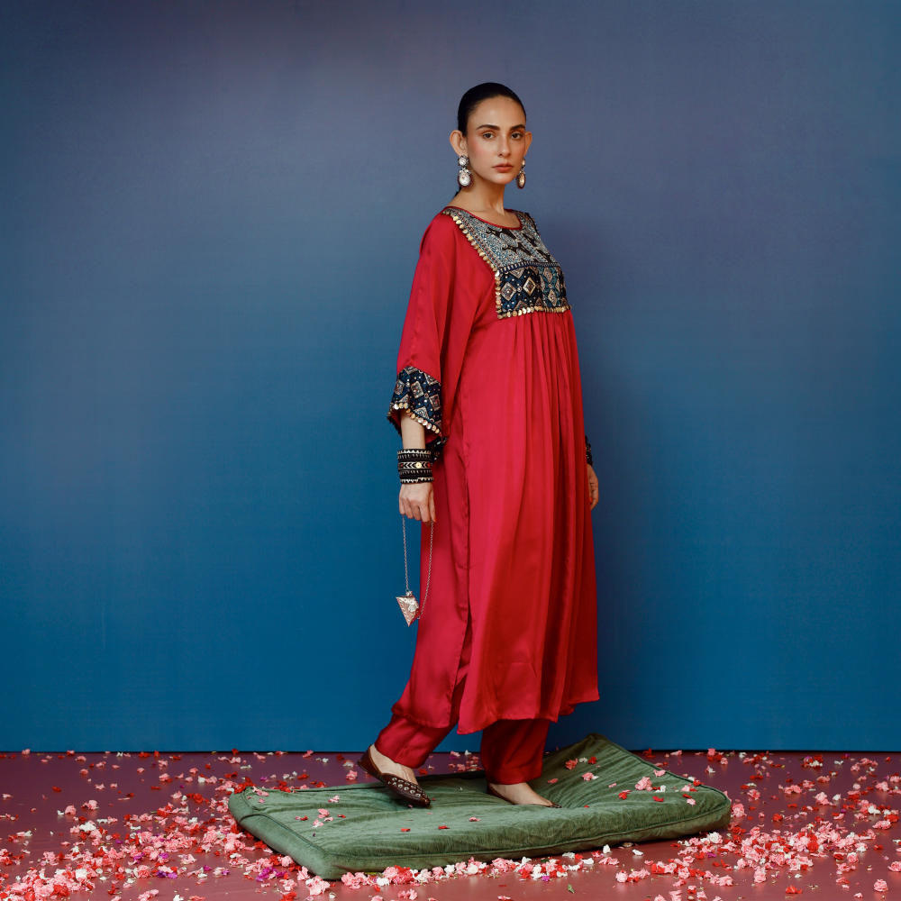 Saundh Pink Kurta Set