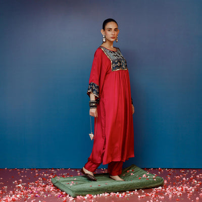 Saundh Pink Kurta Set