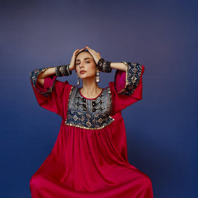 Saundh Pink Kurta Set