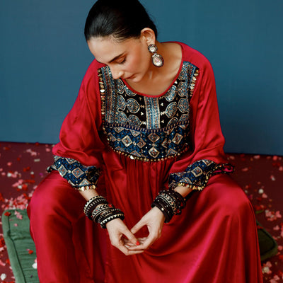 Saundh Pink Kurta Set
