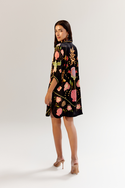 Rosa Mini - Seashell (Black)