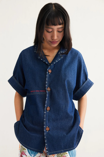 Ocean Morning Sustainable Denim Shirt
