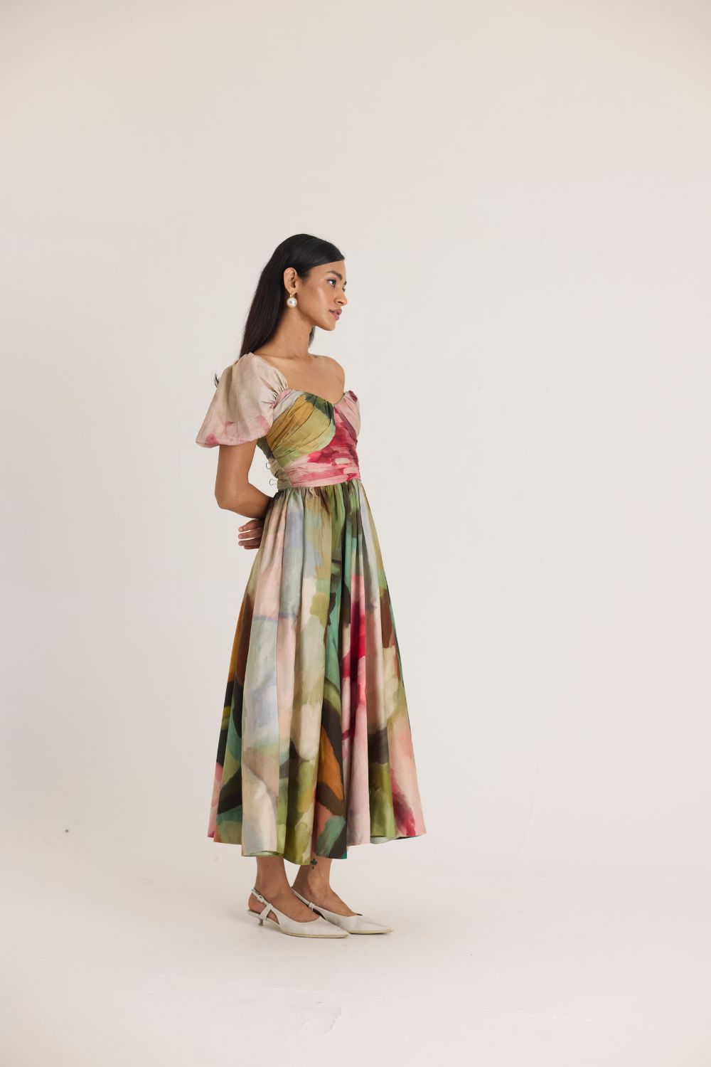 TILLY PUFF SLEEVE DRESS