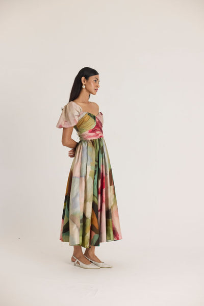 TILLY PUFF SLEEVE DRESS