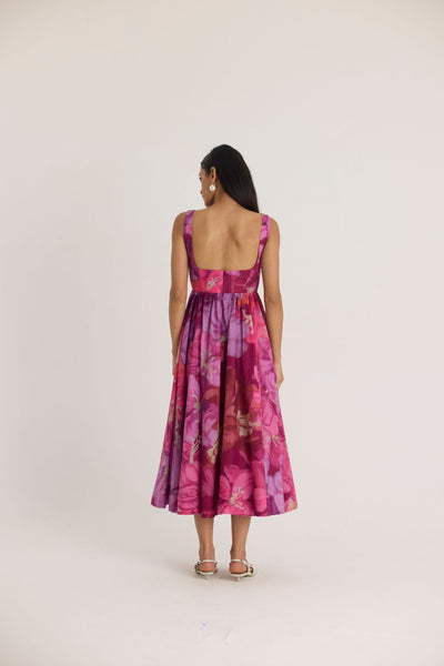 VIOLET CHERRY DRESS