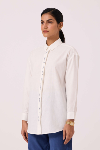 Kerouac Handwoven Embroidered Shirt