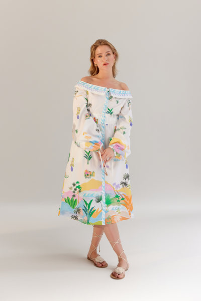Sage Midi - White
