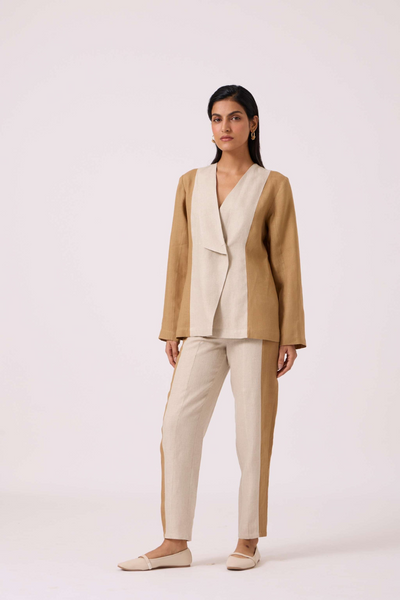 Tamara Linen Panelled Pants