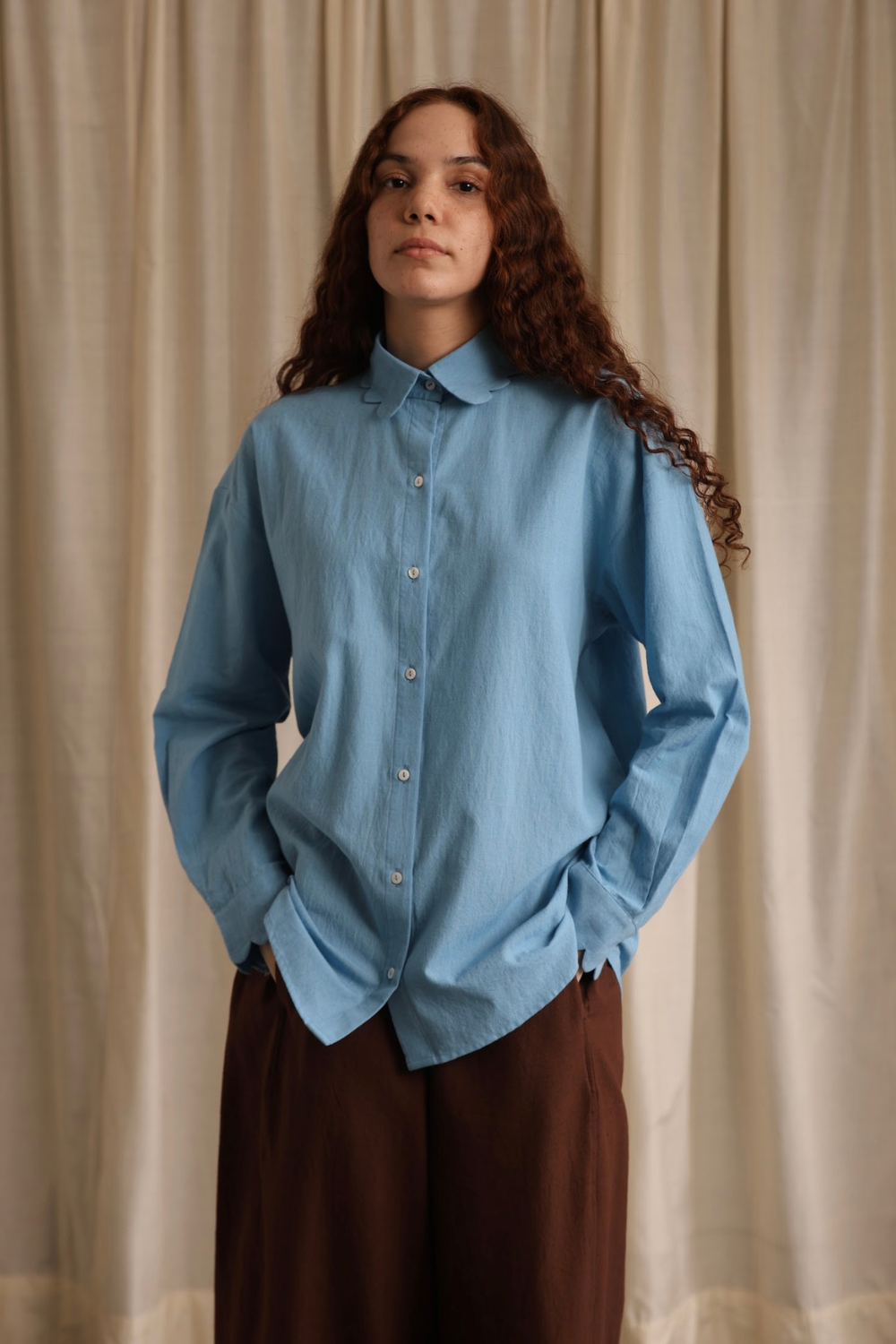Louie Shirt - Cornflower