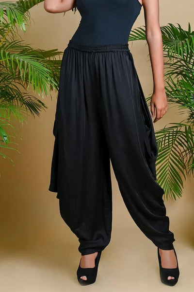 WRAP DHOTI-BLACK