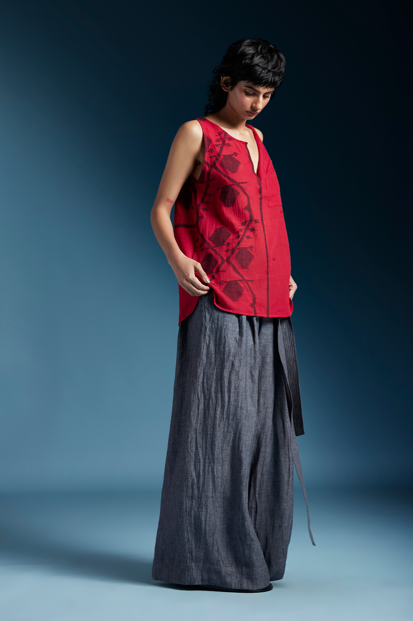 Crimson Top-Red