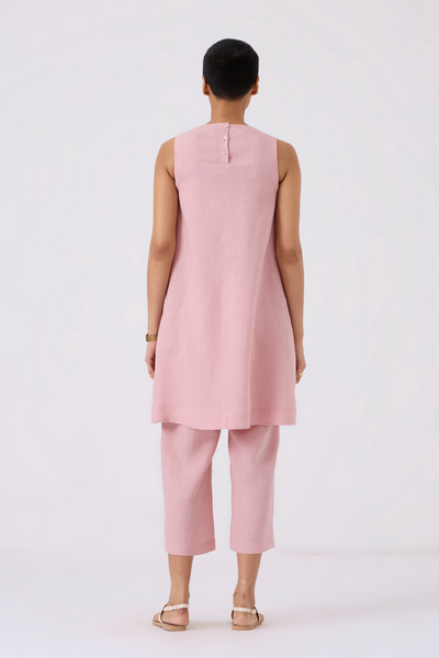 Nailah Linen Rose Pink Co-ord Set