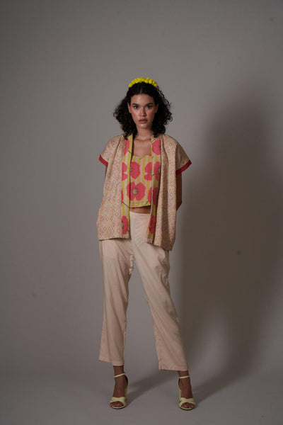 Yumika silk and mul cotton silk kurta set