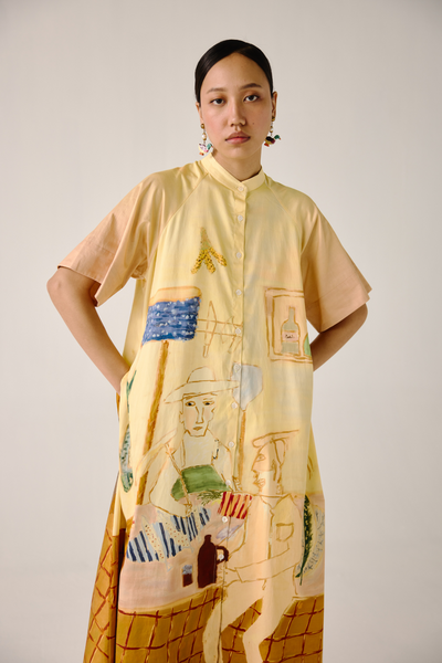 A-Line Long Dress - Fisherman