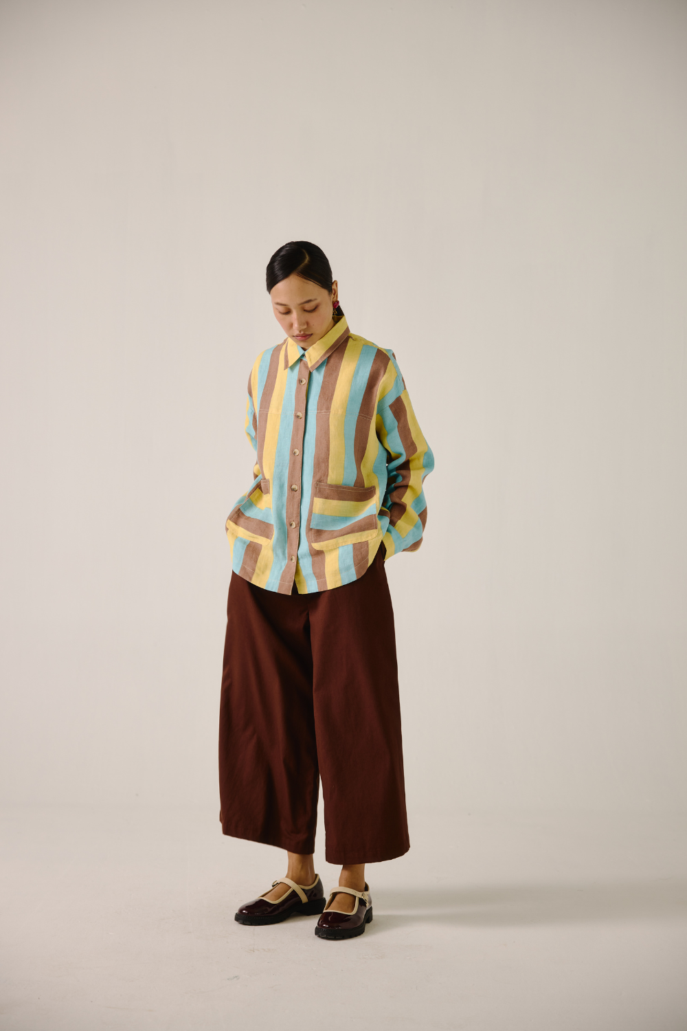 Ava Jacket - Striper Print