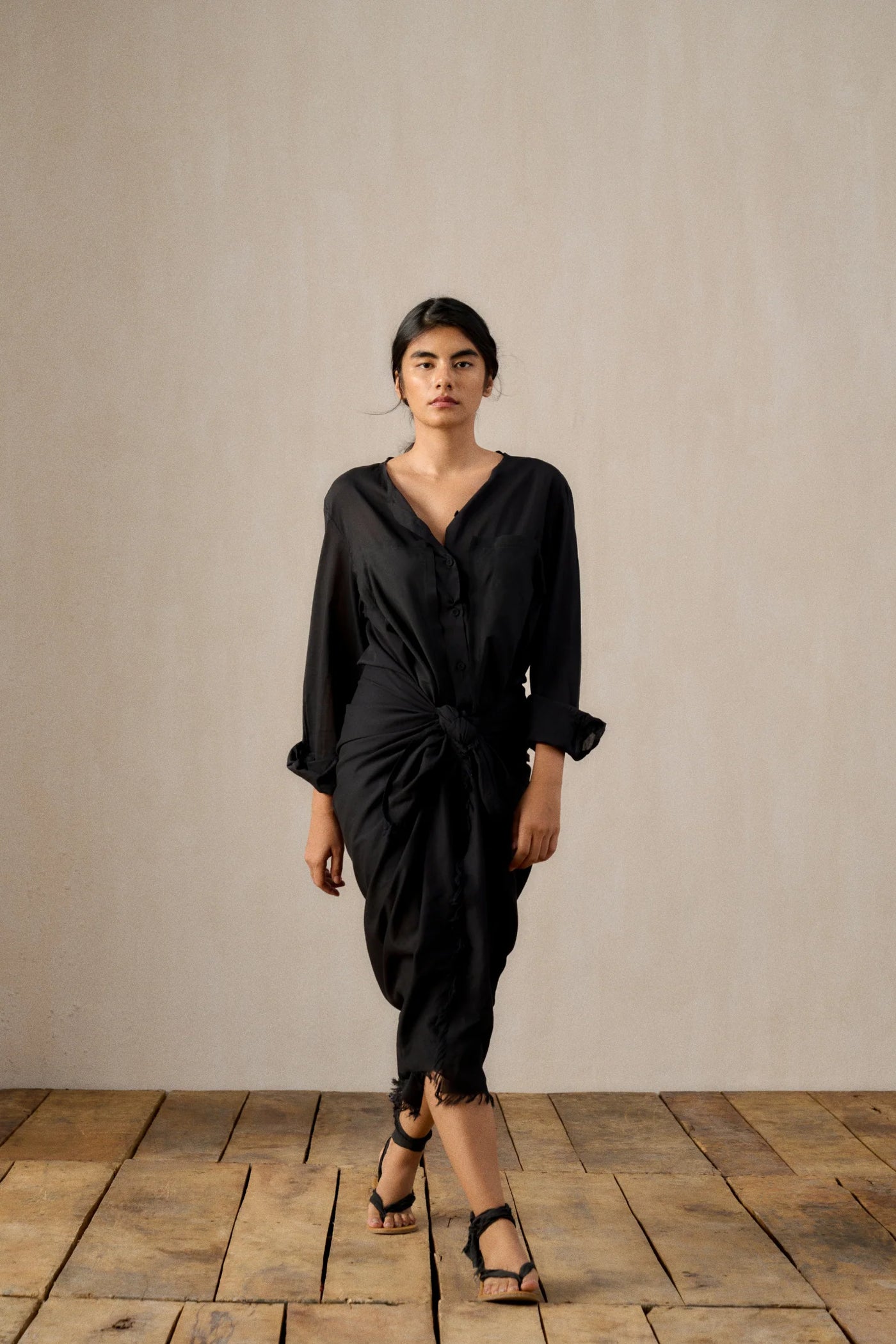 SHIBA MULMUL SARONG DRESS