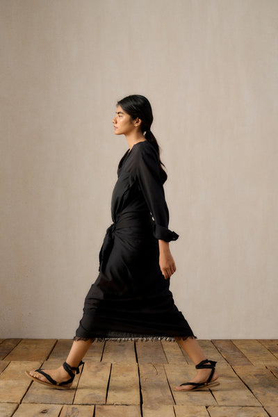 SHIBA MULMUL SARONG DRESS