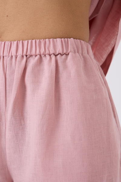 Nailah Linen Rose Pink Co-ord Set