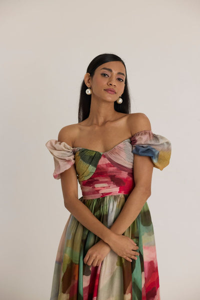 TILLY PUFF SLEEVE DRESS