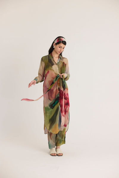 TILLY WRAP KURTA SET