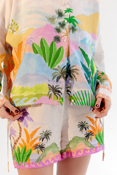Fleur Shirt - By the Sea